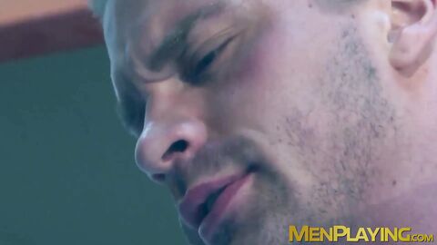 Hot and sweaty flip flop fucking by muscular Denis Vega and Johan Kane