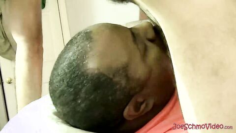 Straight long bearded Eric explodes his cum after getting his cock sucked