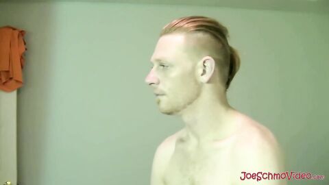 Bisexual dad Nimrod lets his big white dick stroked and swallowed until cumshot
