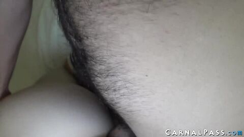 Blond stud takes bottom position to get his ass drilled deep