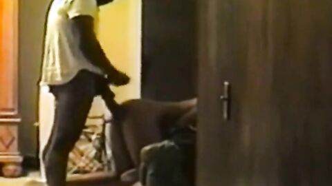 Black Amateur Spanks His Best Fan Hard
