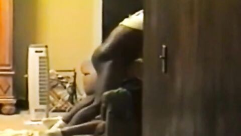 Black Amateur Spanks His Best Fan Hard