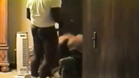 Black Amateur Spanks His Best Fan Hard