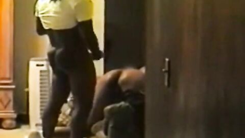Black Amateur Spanks His Best Fan Hard