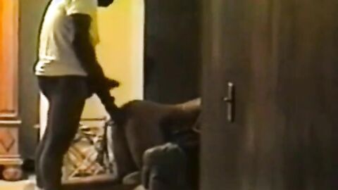 Black Amateur Spanks His Best Fan Hard