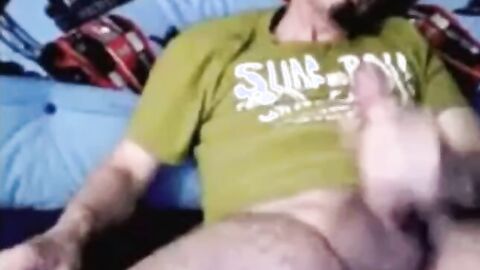 Big Dick Italian Guy Strokes His Huge Cock on Webcam