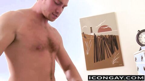 Dick loves to wake up with Connor for some intense gay sex