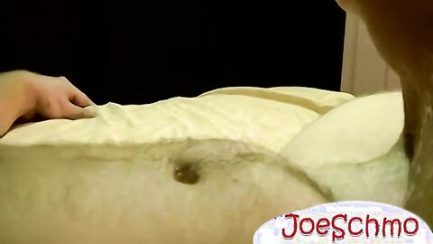 Pleasing gay Taz hard huge dick through wild blowjob and hand stroking