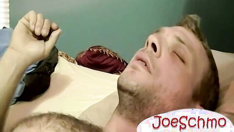 Pleasing gay Taz hard huge dick through wild blowjob and hand stroking
