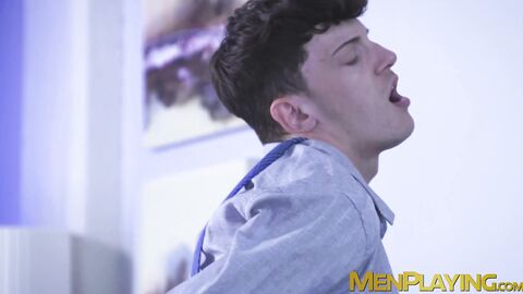 Dominant Manuel Sky pumped the smooth ass of sexy Edward Terrant in the hotel