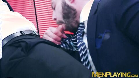 Lawyer Frankly Fox pounds his ass on the thick cock of his client Diego Reyes