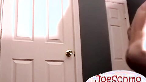 Skinny straight dude Pearl enjoys himself while playing his big dick until he cums wi