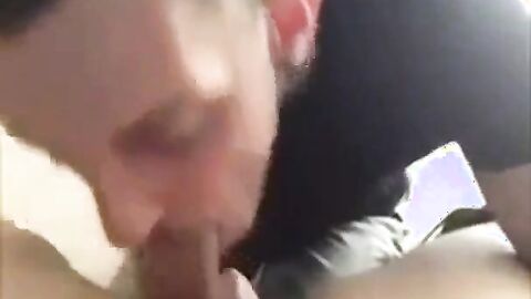 Swallowing My Neighbor's Load - Gay Blowjob Video
