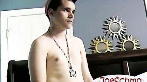 The attractive and hot guy is smoking while he masturbates