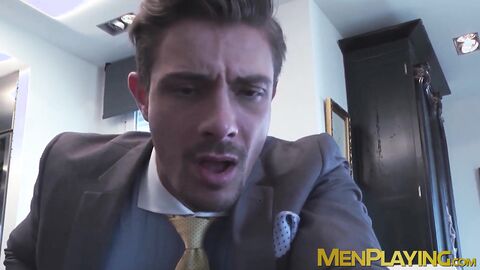 Inked Carter Dane shoved hard the butthole of sexy Klein Kerr