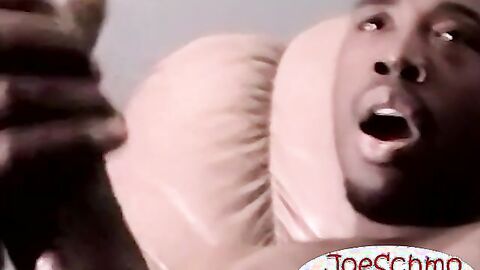 Nervous Isaac gets comfortable wanking off his BBC