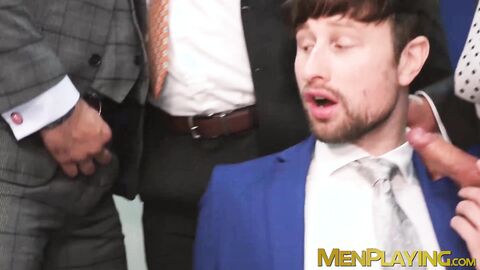 Sexy Drew Dixon took the massive cock of hot Sir Peter in a foursome