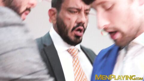 Sexy Drew Dixon took the massive cock of hot Sir Peter in a foursome