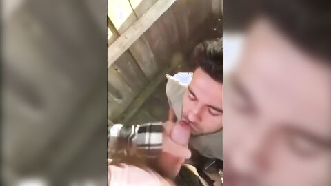 Cute Latin Hunk Sucks Big Cock and Eats Cum