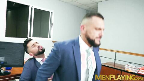 Hottie ViciousMen banged the tight hole of his workmate Andrea Suarez