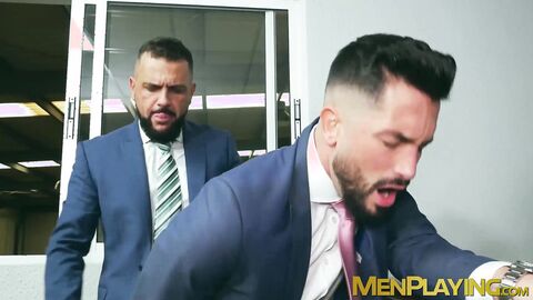 Hottie ViciousMen banged the tight hole of his workmate Andrea Suarez