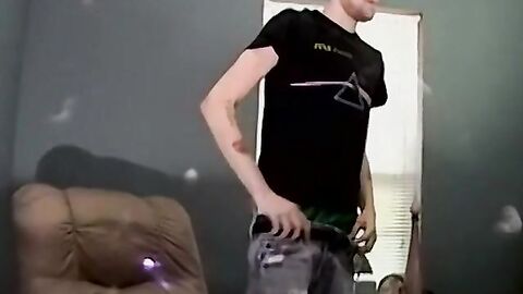 Straight Aiden shoot loads of cum on a black dudes mouth
