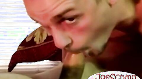 Hot daddy join two friends during their jerk off session