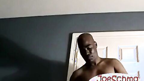 Anthony strokes his BBC to straight porn blows off his loads