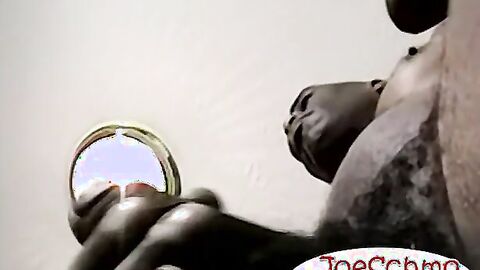 Anthony strokes his BBC to straight porn blows off his loads