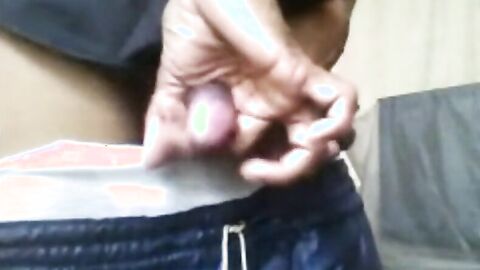 Asian Guy from Sri Lanka Strips and Masturbates on Cam