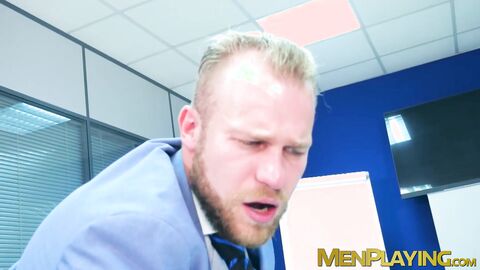 Blonde Malek Tobias moaned out in a hardcore ass fucking by hunk Viktor Rom