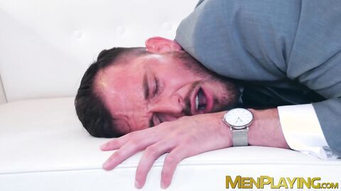 Psychologist Franky Fox rides the massive cock of hunky Gustavo Cruz