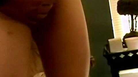 Handsome stud plays with himself in his home