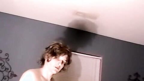 Young hung amateur cums after blowjob from two mature gays