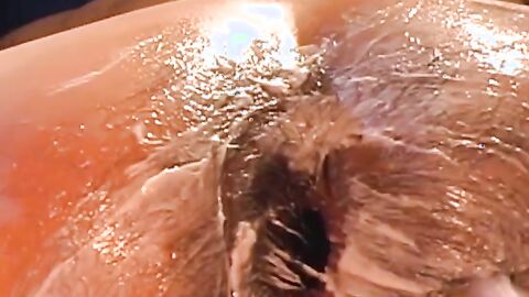 He works Hernando's hole with slow skill, till finally, it's open so wide you could m