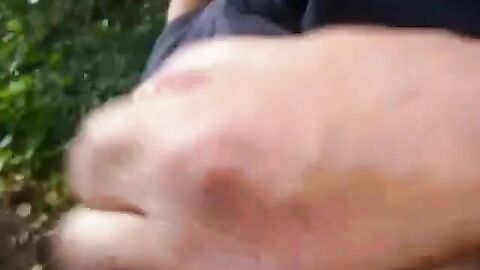 Outdoor Amateur Blowjob for a Cum Slut