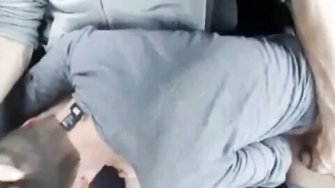 Big Cock Blowjob in the Car at a Public Park