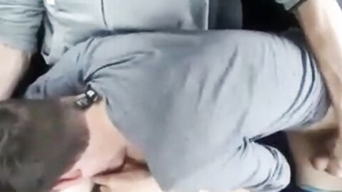 Big Cock Blowjob in the Car at a Public Park