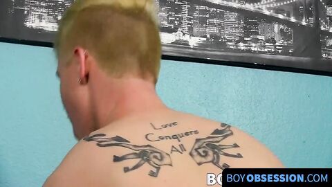 A rough anal hammering is filmed by lascivious Kyle Rash