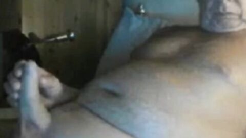 Grandpa Strokes on Webcam