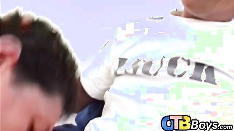 Skinny teen gets his petite ass licked in intense sixtynine