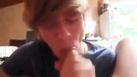 Big Cock Blowjob from My Friend
