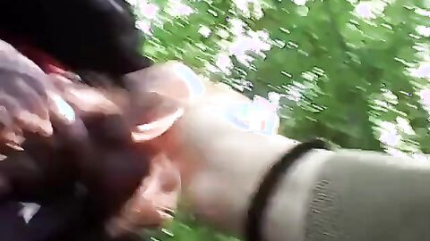 Grandpa Flashes His Cock Outdoors