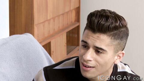 Stud Armond Rizzo and I take turns throat fucking one another before sixty nine