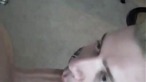 Big Cock Blowjob Leads to a Mouthful of Cum for Twink