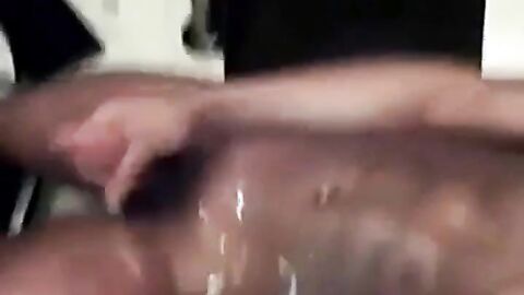 Black Men's Messy Cum