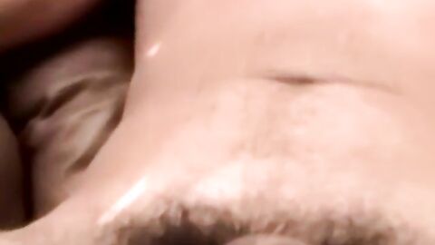 Thick throbbing cock amateur jerks off in homemade solo