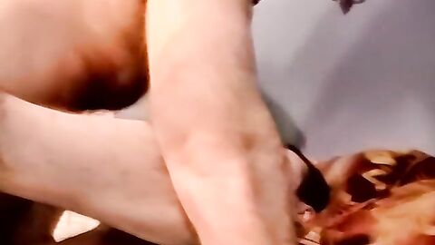 Amateur barebacked by older man before cumming in his mouth