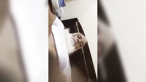 Mature Arab Daddy Plays with His Dick on Webcam