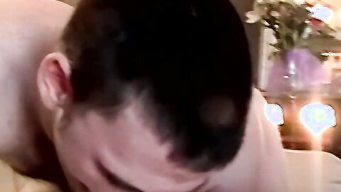Rock hard hairy cock amateur gets hot passionate blowjob